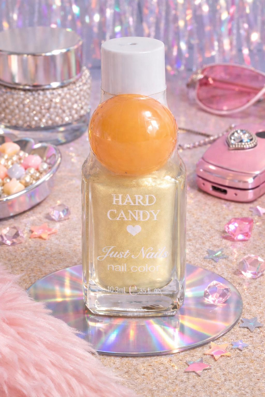 Hard Candy “Sugar Daddy” Just Nails Nail Color | Y2K Pearl Gold | Discontinued sheer shimmer yellow yk nails