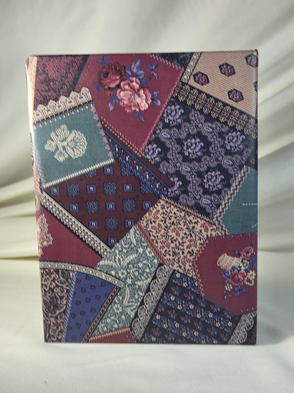 Gregorian Greetings Genuine Copper Elk Postcard with Bonus Vintage Patchwork Photo Album
