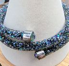 Swarovski Crystaldust Paradise Shine Wrap Bracelet Retired Aurora Crystal Collector Jewelry
