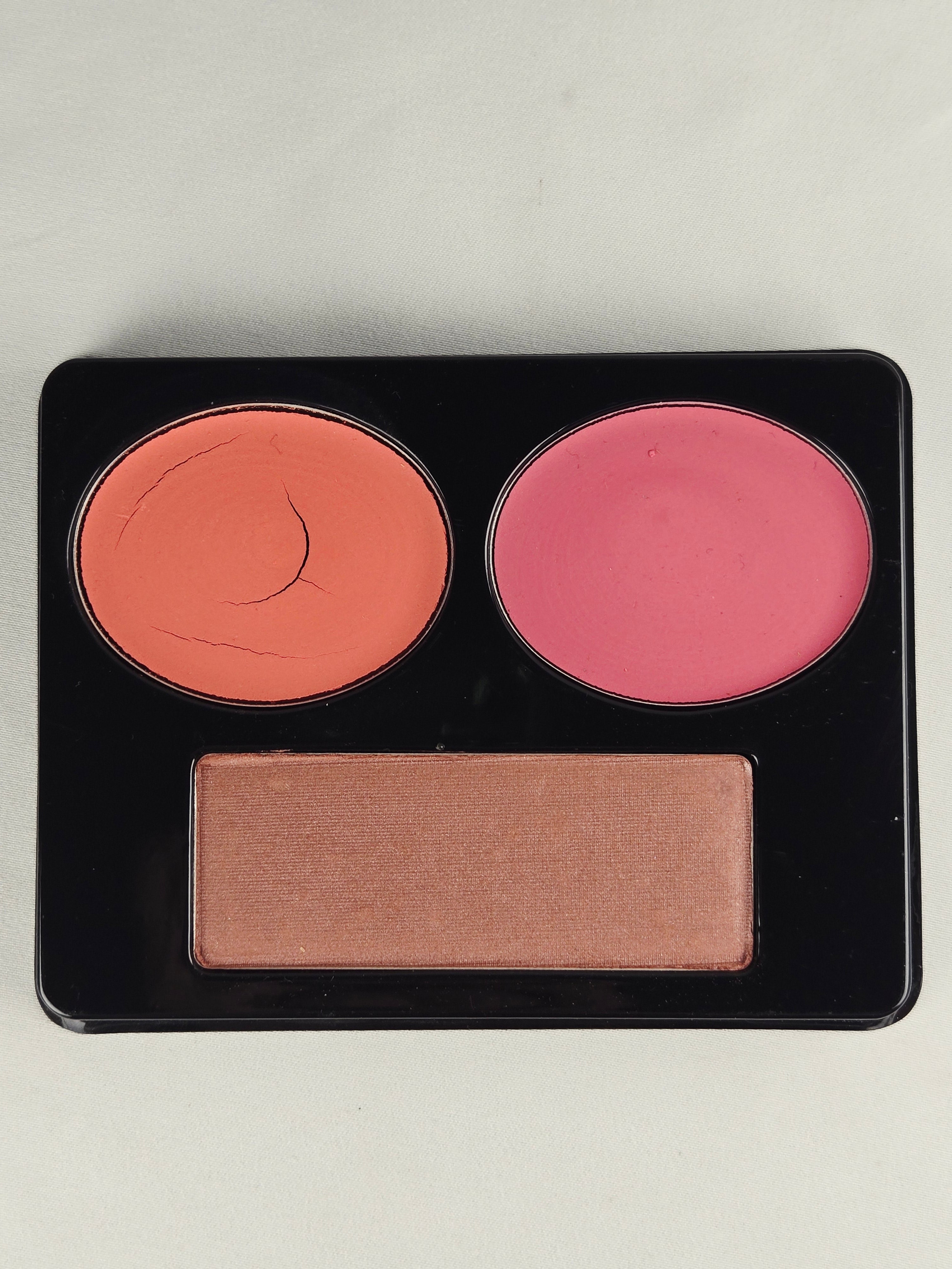 Revlon Vintage PowderCreme Blush Rose & Pure Radiance Pressed Powder Palette Original Sunglow Face Palette