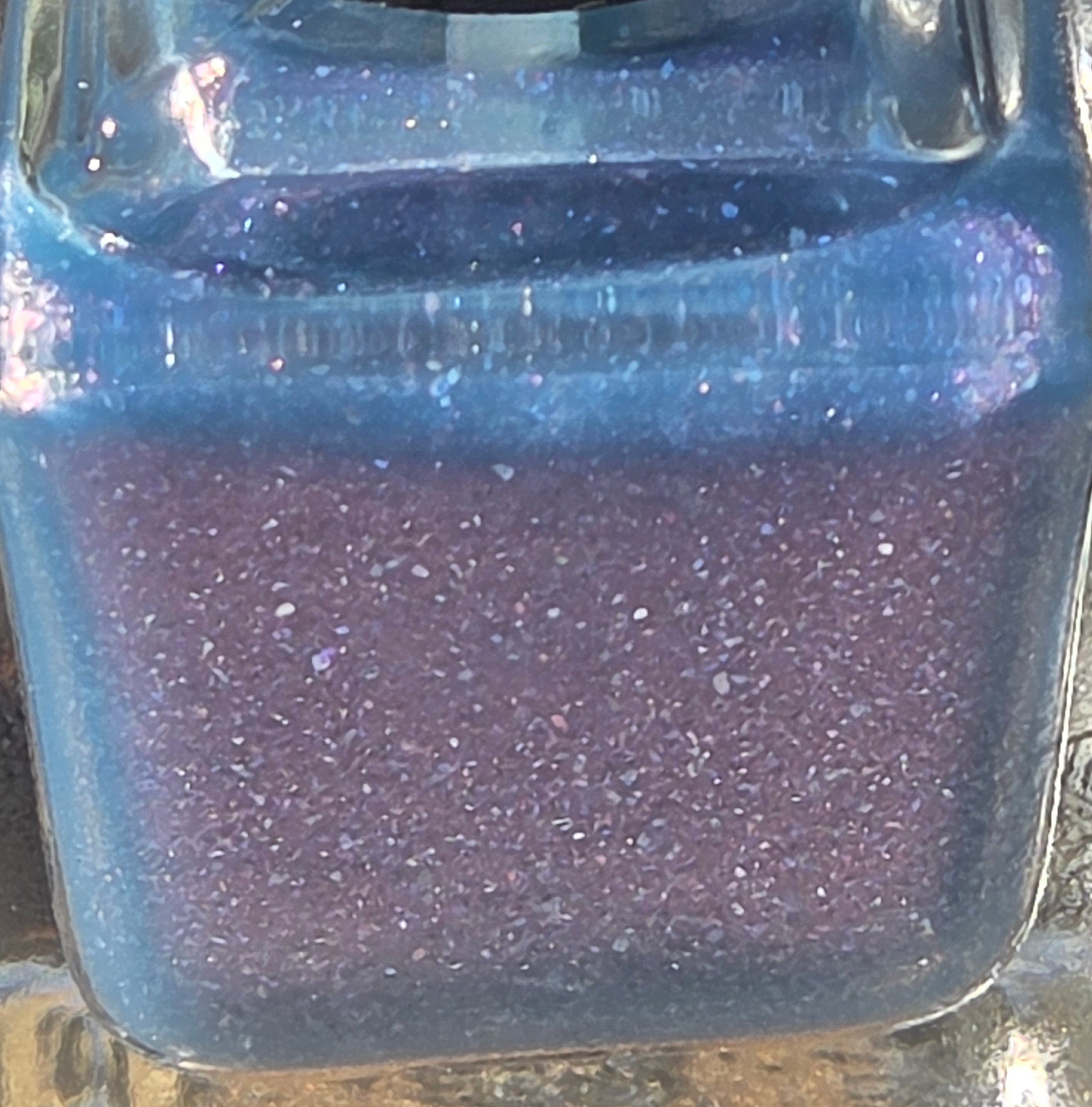 Sirius Scintillation – Handmade Indie Nail Polish | Blue-Violet Jelly | Red, Blue & White Microflakes | Buildable Celestial Shimmer | Liquid Krystal Co. Prototype