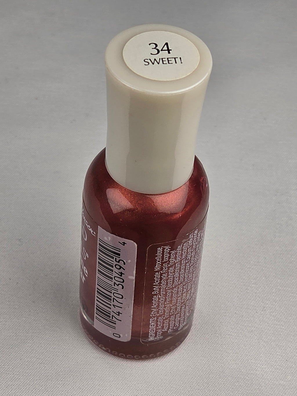 Sally Hansen Hard As Nails Xtreme Wear Sweet! 4830-34 Nail Polish Full Vintage