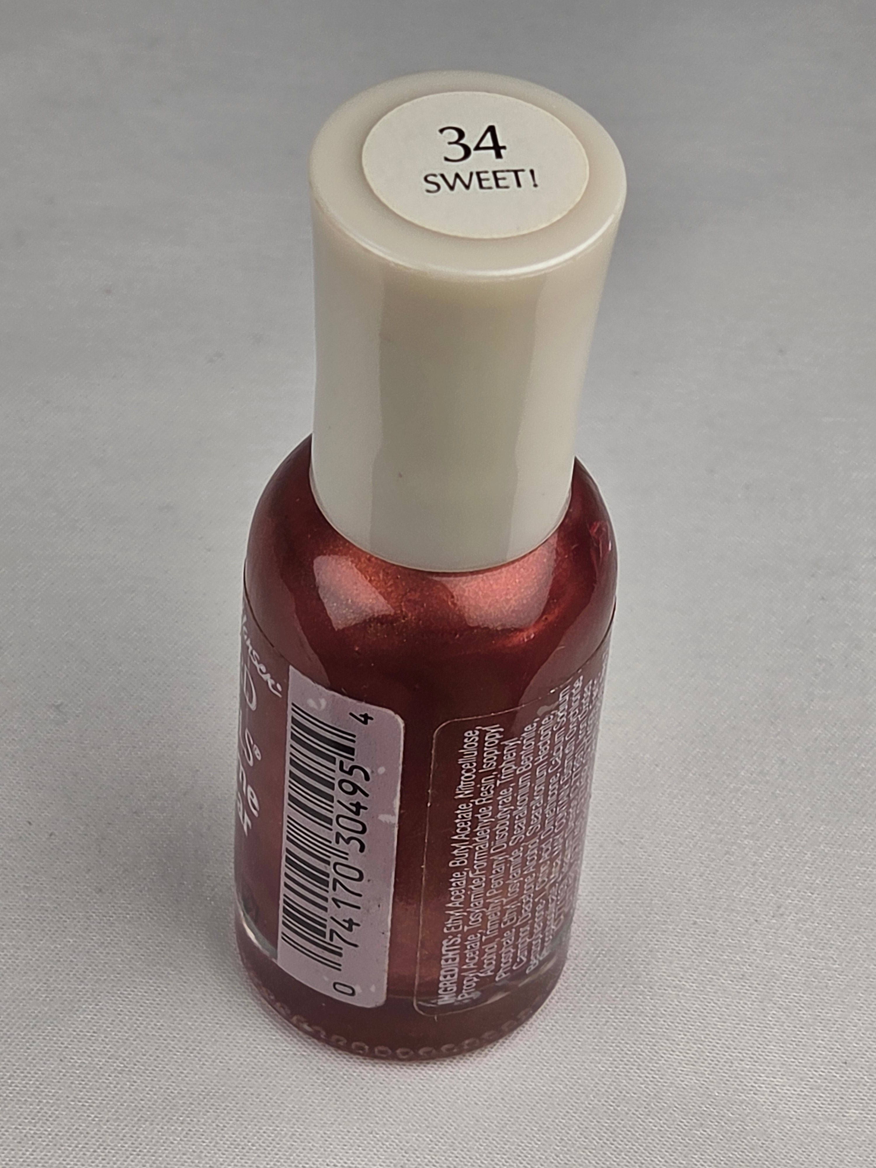 Sally Hansen Hard As Nails Xtreme Wear Sweet! 4830-34 Nail Polish Full Vintage