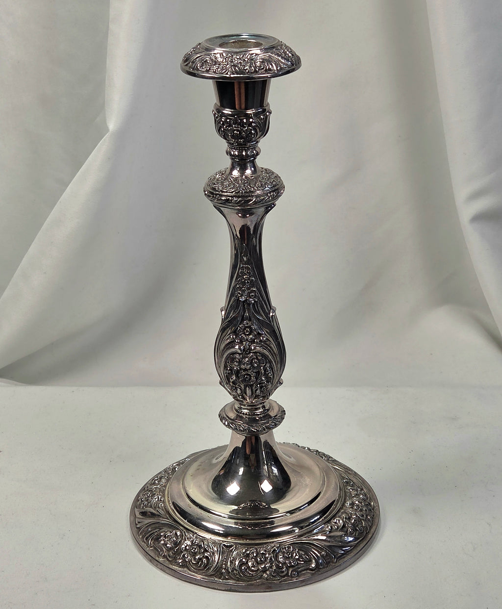 1847 Rogers Bros Silverplate 3-Arm Candelabra – Ornate Vintage Table Centerpiece