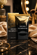 Billion Dollar Beauty Gold Infused Illuminator Face Cream | Hydrating Glow Primer Moisturizer 20ml | Cruelty Free Radiance Enhancer