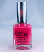 Pure Ice Flirt Alert Nail Polish 0.5 oz Bright Neon Pink Nail Lacquer Y2K Beauty
