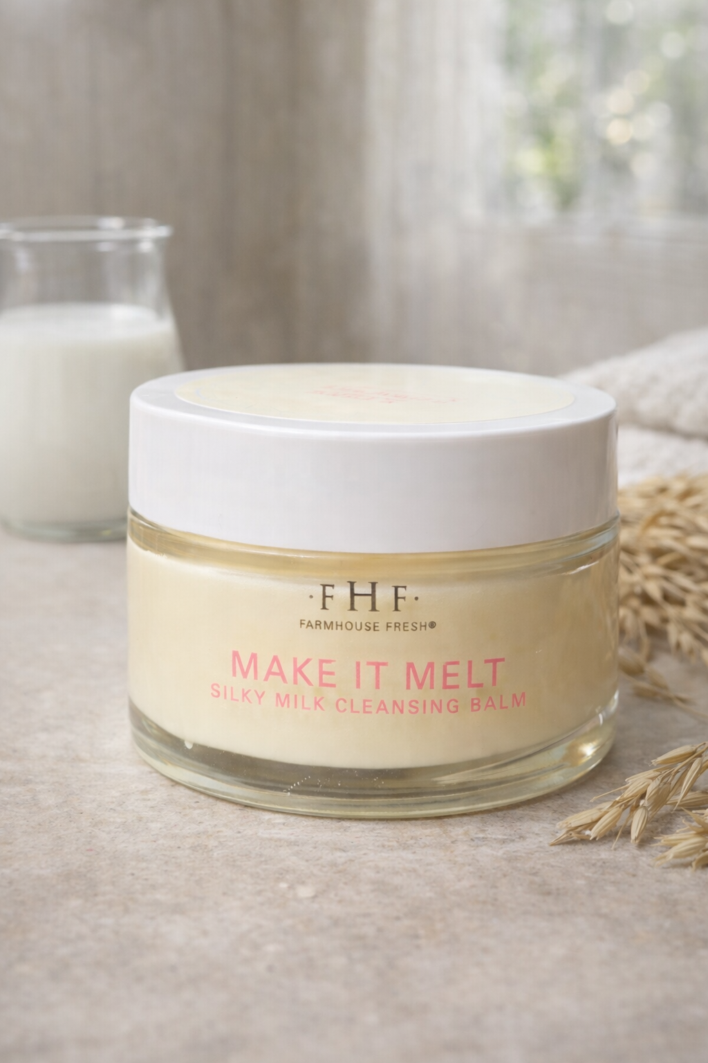 Farmhouse Fresh Make It Melt Silky Milk Cleansing Balm | Hydrating Makeup Removing Balm Cleanser