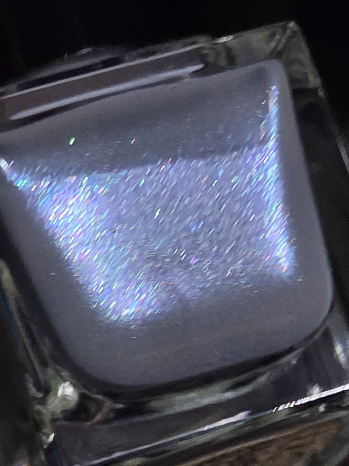 Mystic Foglight - Gray Nail Polish with Multicolor Shimmer | Liquid Krystal Co. Handmade Indie Lacquer