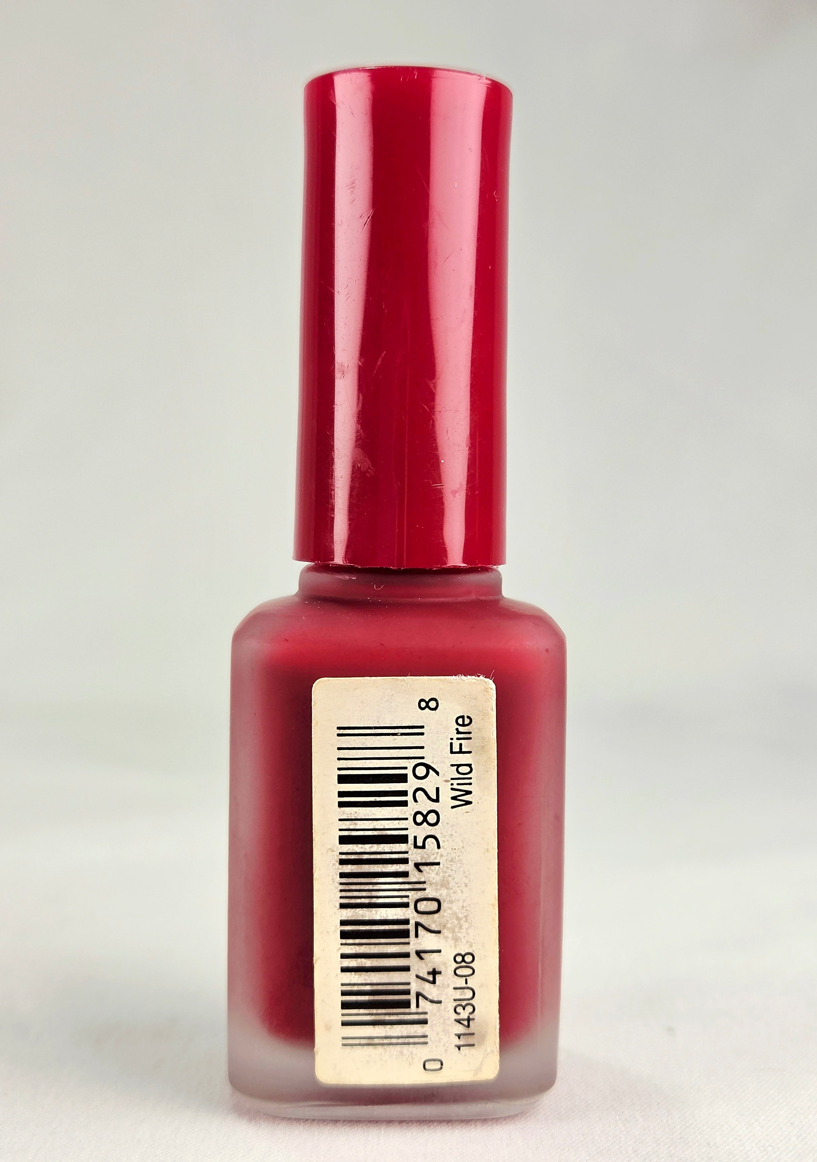 Naturistics 90 Second Dry Super Fast Nail Color Wild Fire Vintage Red Polish