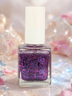 Pure Ice Y2K Discontinued Nail Polish “So Into” — Pink & Blue Glitter  gender reveal party manicure 