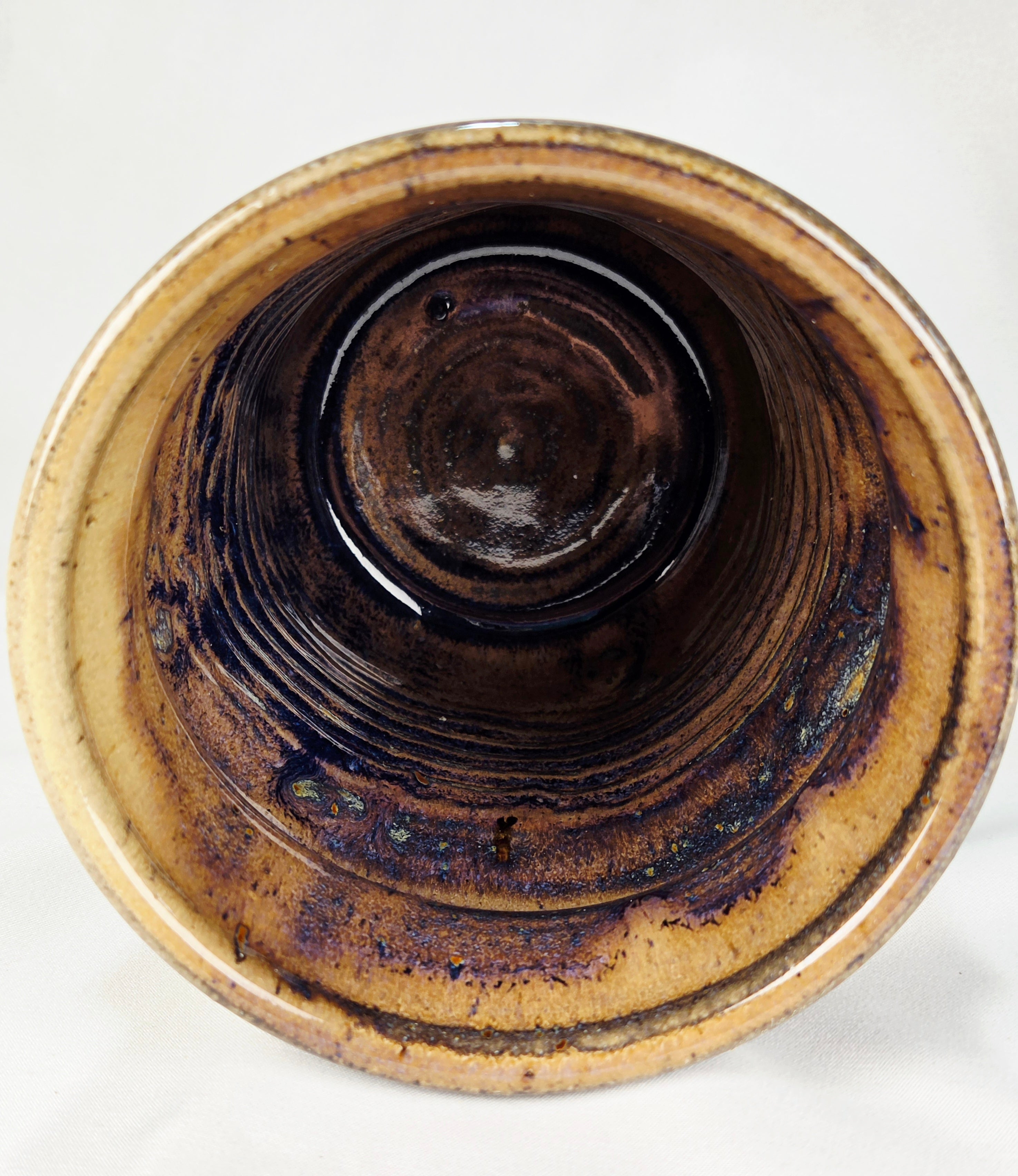 Handcrafted Studio Pottery Botanical Vase | Signed Artisan Stoneware Vase | 6" Rustic Floral Ceramic Home Decor