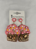 🎁 Present Pile Add-On | $25+ Order                       Pink Beaded Cupcake Earrings – The Posh Pineapple