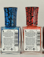 Vintage Sally Hansen Crackle Overcoat Nail Polish Lot of 7 Discontinued Shades