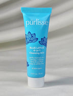 Purlisse Blue Lotus 4-in-1 Cleansing Milk Travel Size 0.5 oz New