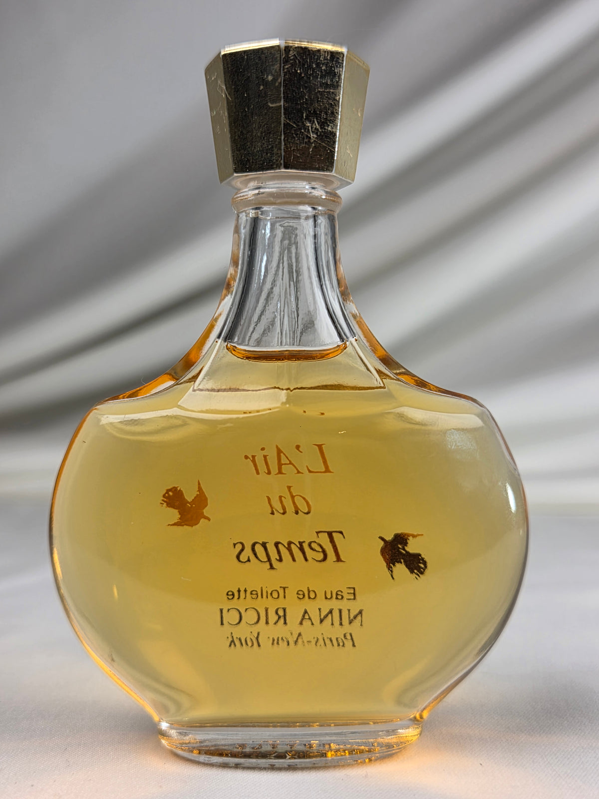 Vintage Nina Ricci L’Air du Temps Eau de Toilette 25 mL Gold Cap