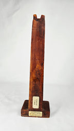 Alaskan Hand-Carved Wooden Totem Sculpture – Authentic Alaska Craft | 9" | Tribal Art