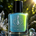 Spritewing | Lime Green to Aqua Blue Aurora Shimmer Nail Polish | Liquid Krystal Co. -Prototype - NOT FOR SALE- Early 2027 Drop