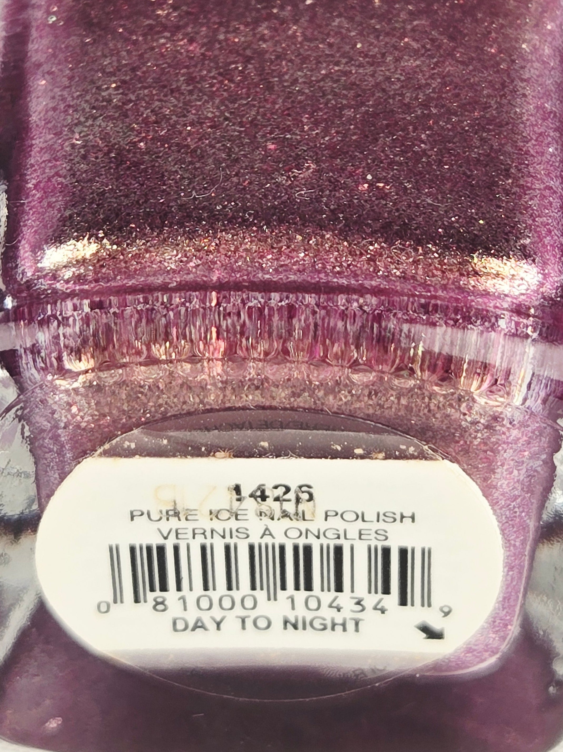 Pure Ice “Day to Night” Nail Polish – Shimmering Pink Base w/ Rose Gold & Purple Duochrome Nail Lacquer- Y2K Discontinued
