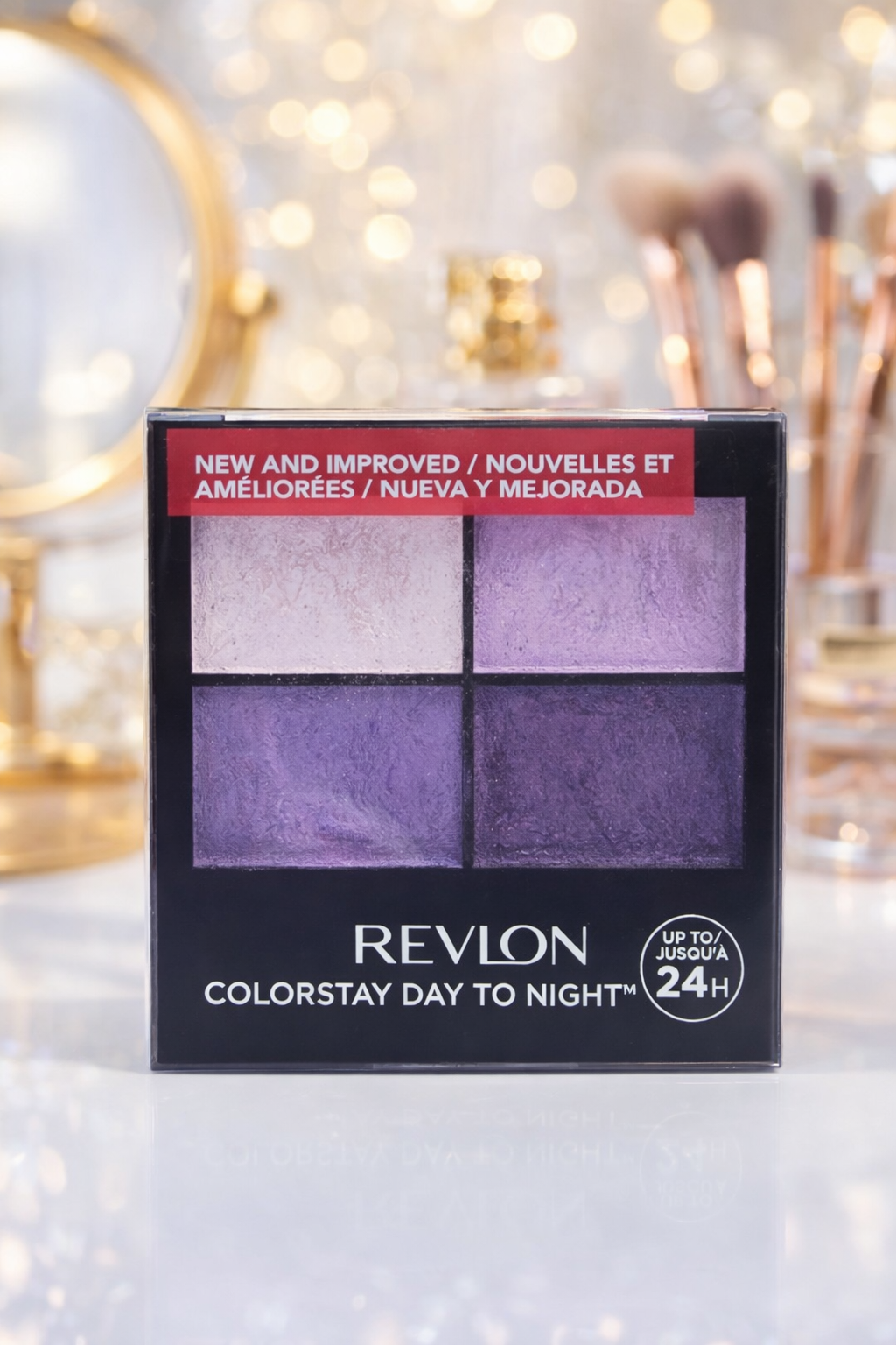 Revlon ColorStay Day to Night Eyeshadow Quad 530 Seductive Purple Palette