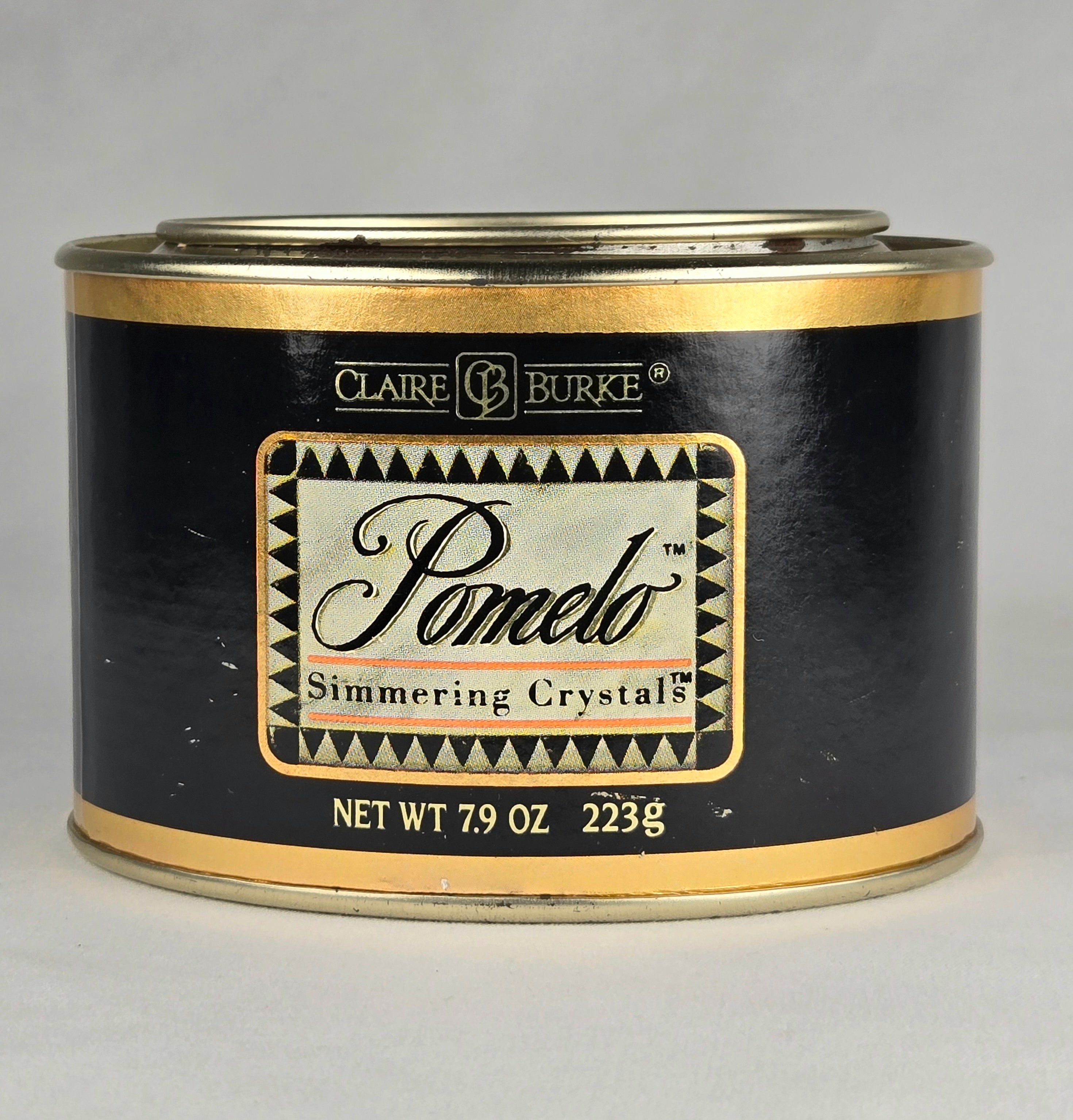 Claire Burke Vintage Pomelo Simmering Crystals 7.9 oz Home Fragrance Potpourri Crystals Tin