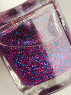 Pure Ice Y2K Discontinued Nail Polish “So Into” — Pink & Blue Glitter