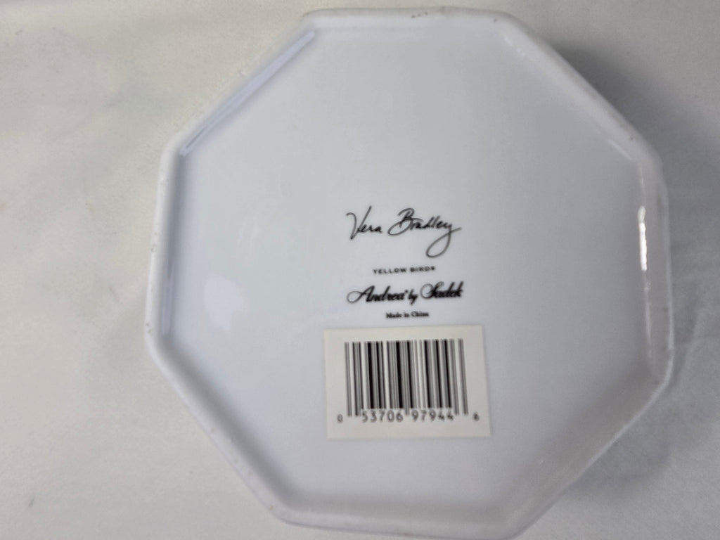 Vera Bradley Yellow Bird Porcelain Trinket Box by Andrea by Sadek