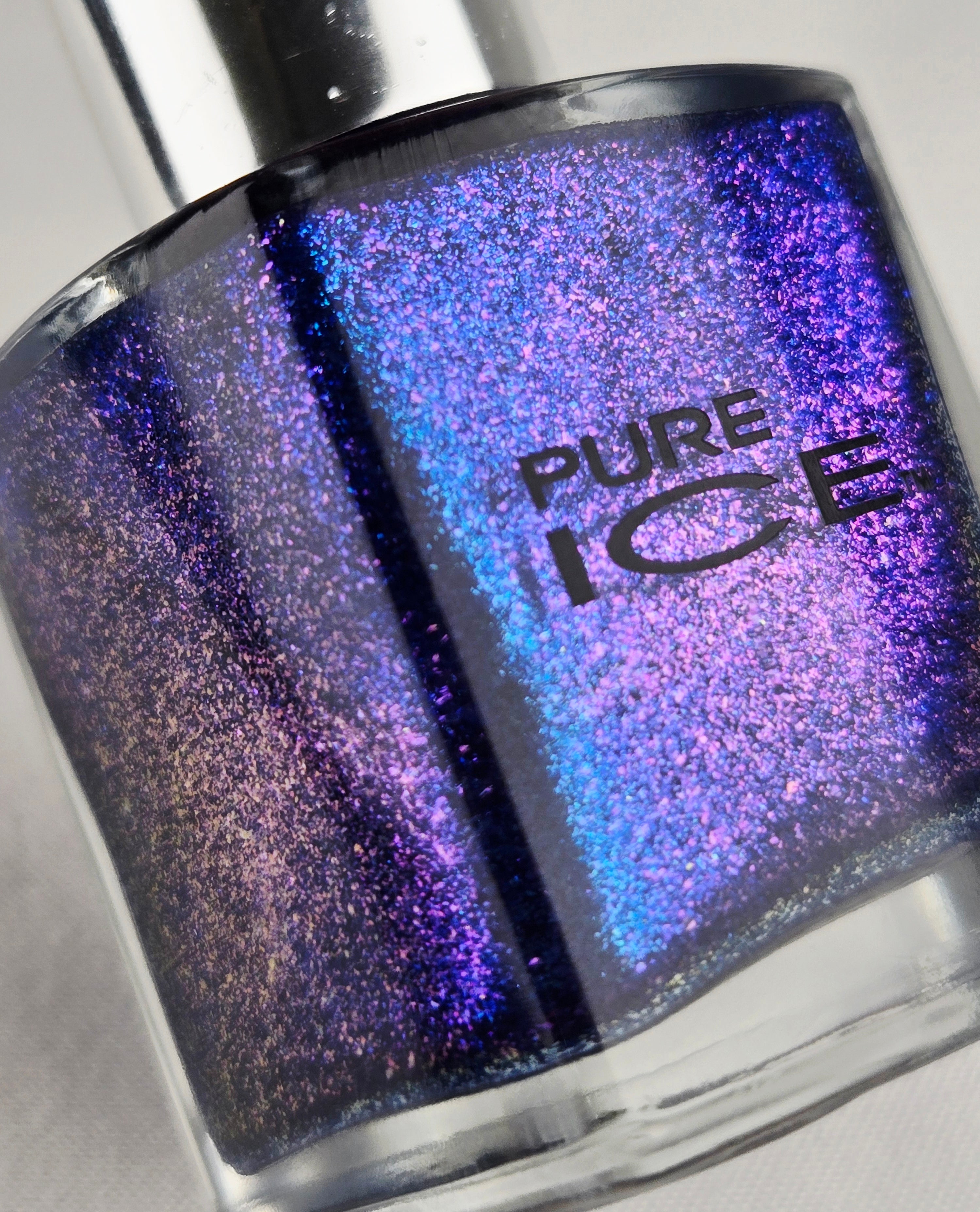 Pure Ice Nail Polish “Deja Vu” Indigo Purple Blue Duochrome Shimmer Nail Lacquer