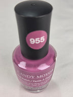 Candy Moyo Nail Polish #955 Mauve Berry Creme .44 oz New