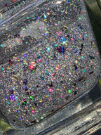Aetherdust – Silver Holographic Nail Polish with Multichrome Chameleon Flakes | Sheer Buildable Indie Lacquer - Liquid Krystal Co