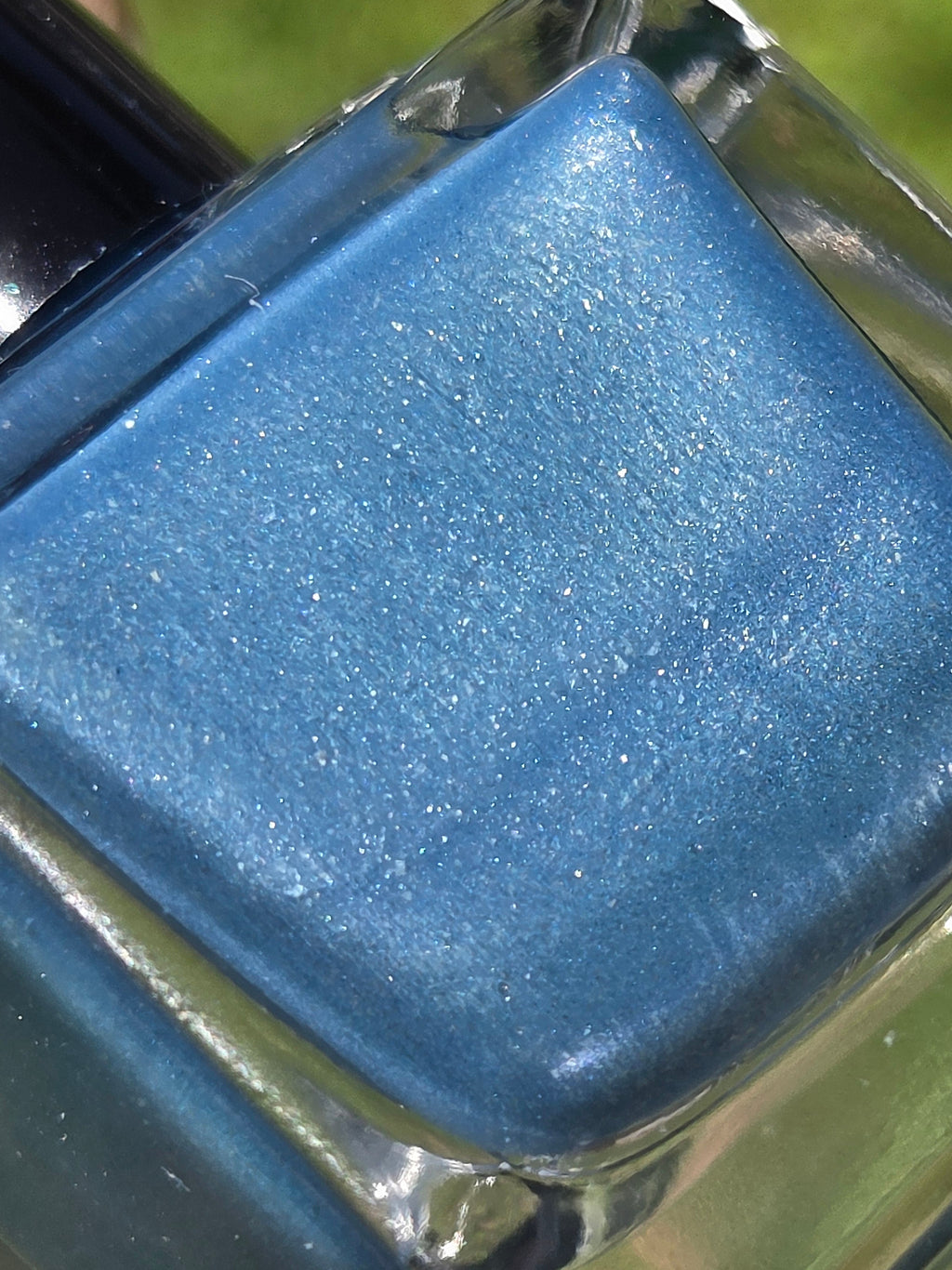 SKYLUME Icy Sky Blue Frost Shimmer Nail Polish | Liquid Krystal Co.