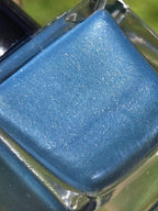 SKYLUME Icy Sky Blue Frost Shimmer Nail Polish | Liquid Krystal Co.