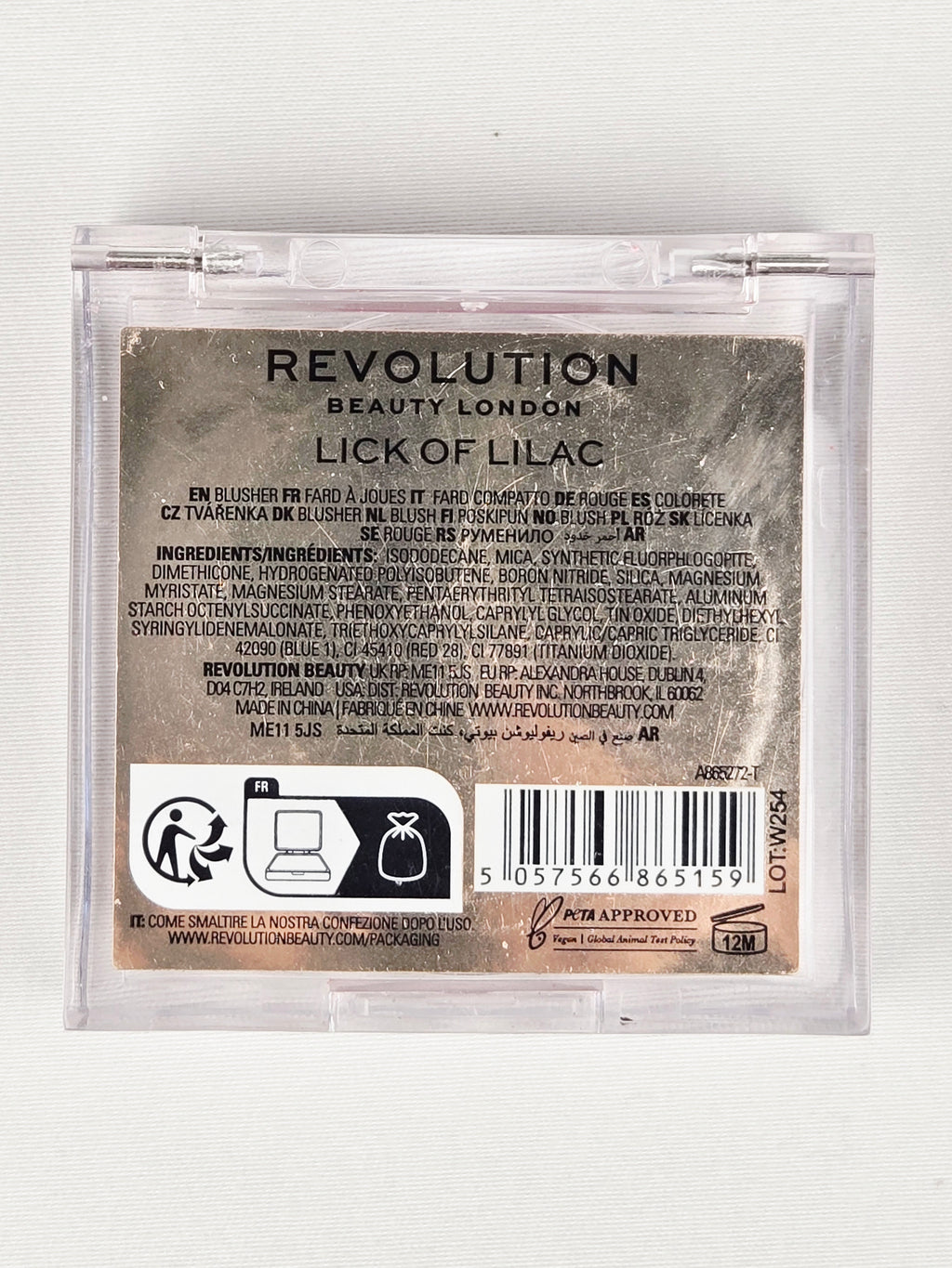 Revolution Beauty London- Lick of Lilac Baked Blush