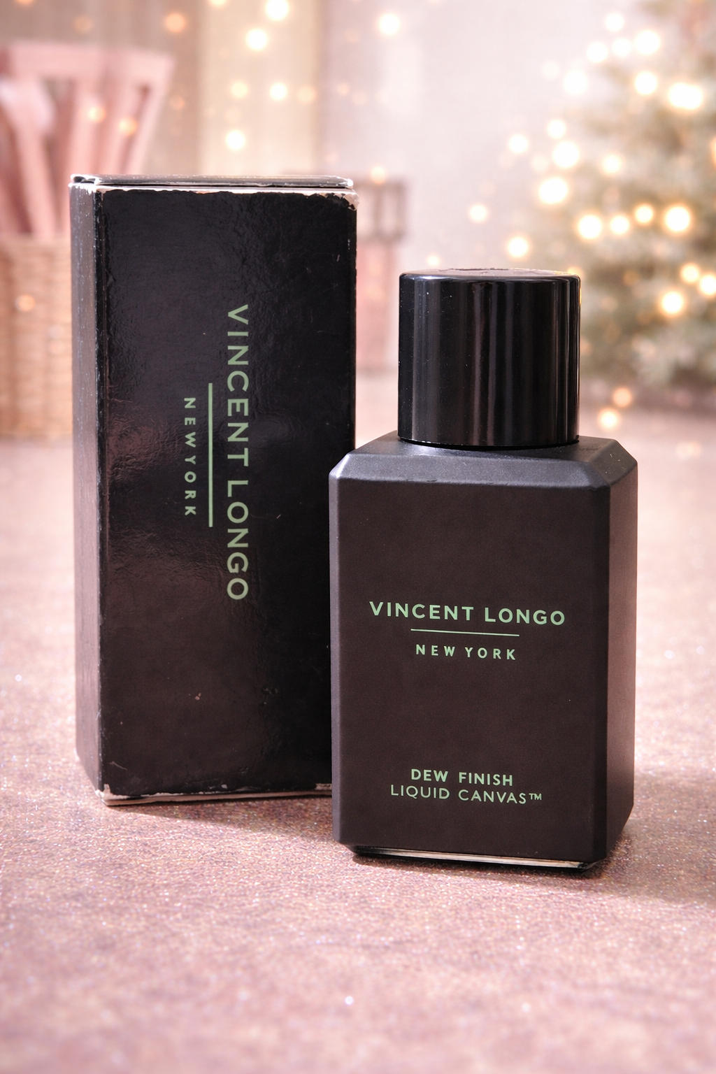 Vincent Longo Vintage Dew Finish Liquid Canvas Primer Foundation 04 Warm Beige New Old Stock