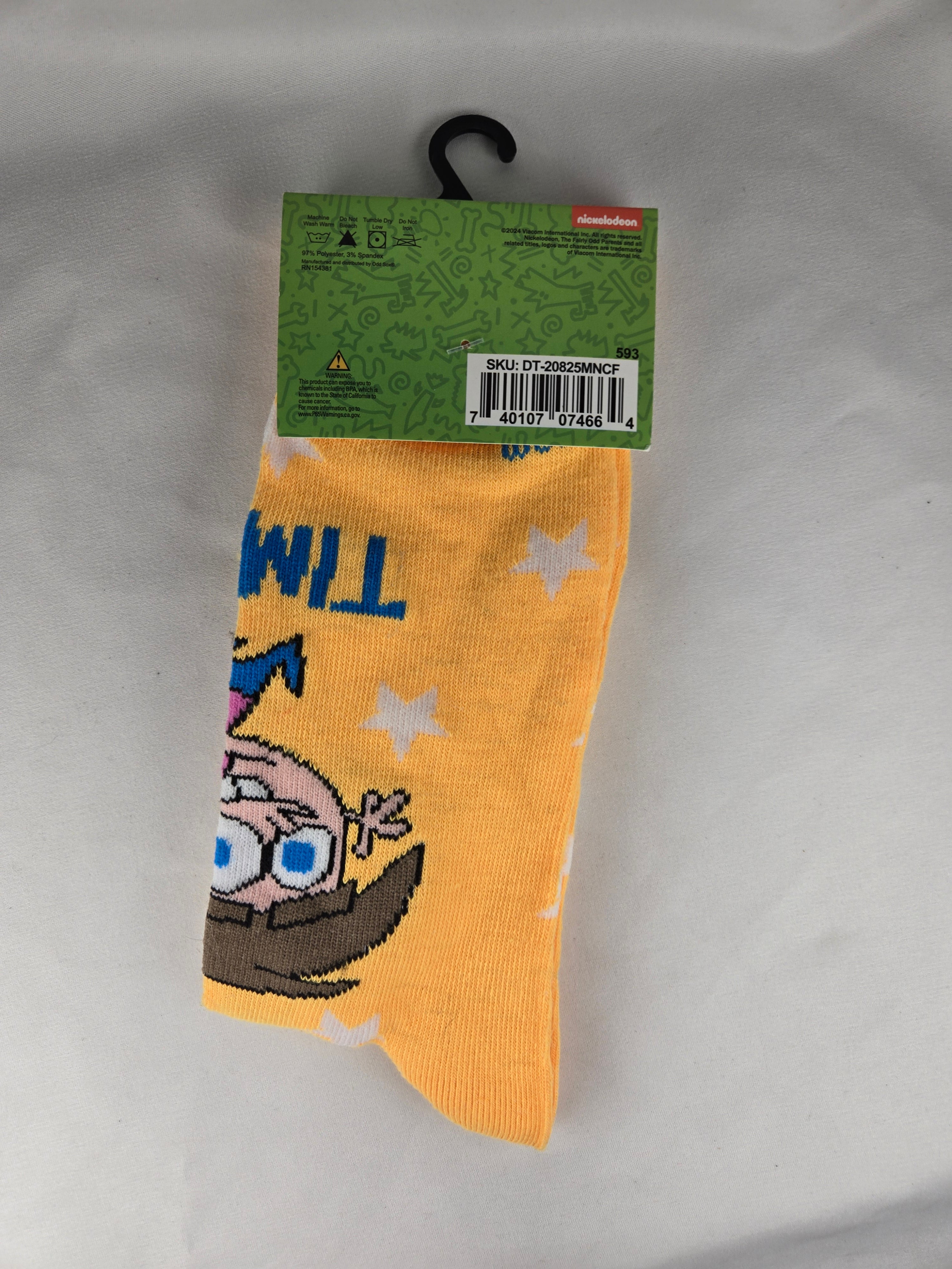 🎁 Present Pile Add-On | $25+ Order         Nickelodeon Fairly OddParents Wanda Crew Socks – Men’s 6–12