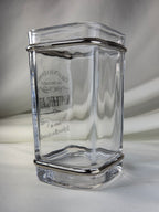 Bella Lux Dr. H. Gnadendorff Apothecary Glass Soap Dish & Tumbler Vanity Set