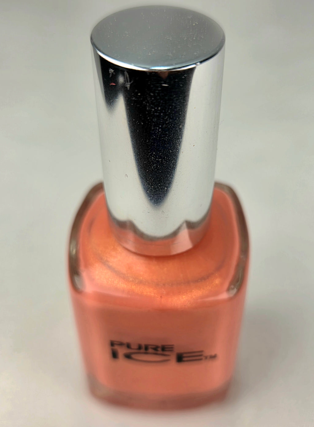 Pure Ice Twinkle Nail Polish – Shimmering Peach Coral Pearl Polish 0.5 oz Discontinued