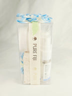 Pure Fiji Coconut Nourishing Body Butter Gift Set – Tropical Spa Box with Decorative Floral Soap