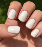 Gilded Dove Ivory Gold Shimmer Nail Polish Prototype | Liquid Krystal Co.