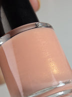 Asrai's Dayssolve - Peach Nude Golden Shimmer Nail Polish | Handmade Indie Lacquer | Liquid Krystal Co.