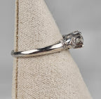 Antique Platinum Diamond Engagement Ring - EGL USA Certified - Size 5.5