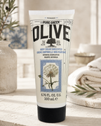 KORRES Pure Greek Olive Unscented Body Cream 6.76 oz 200 mL – Sealed Moisturizing Olive Oil Body Lotion