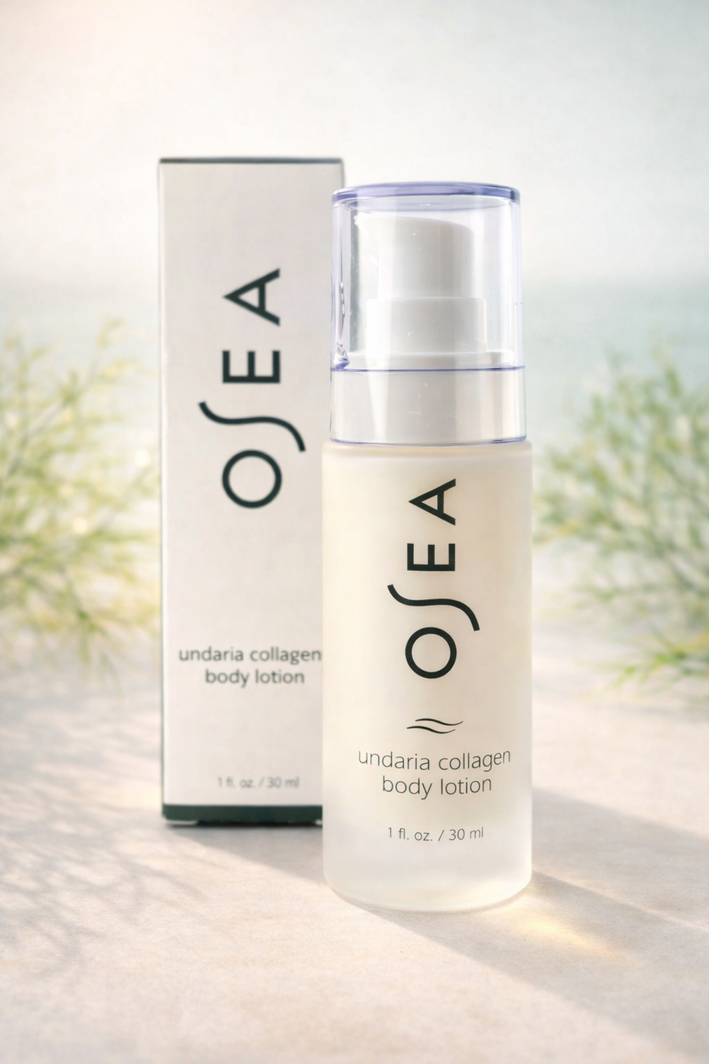 OSEA Undaria Collagen Body Lotion Travel Size 1 fl oz / 30 ml Hydrating Firming Body Lotion