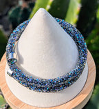 Swarovski Crystaldust Paradise Shine Wrap Bracelet Retired Aurora Crystal Collector Jewelry