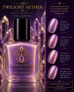 ETHEREAL AETHER COLLECTION PROTOTYPE DISPLAY | NOT FOR SALE | Fantasy Nail Polish Concept Collection | Liquid Krystal Co.