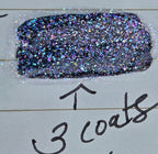 Prismafracture - Rainbow Iridescent Flake Glitter Topper Nail Polish- Liquid Krystal Co Handmade Indie Lacquer