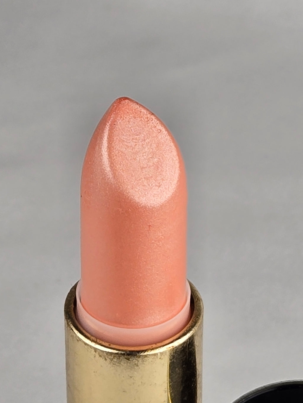 Revlon Vintage Super Lustrous Frost Lipstick 02 Silver City Pink Peach Frost Shimmer Classic Tube