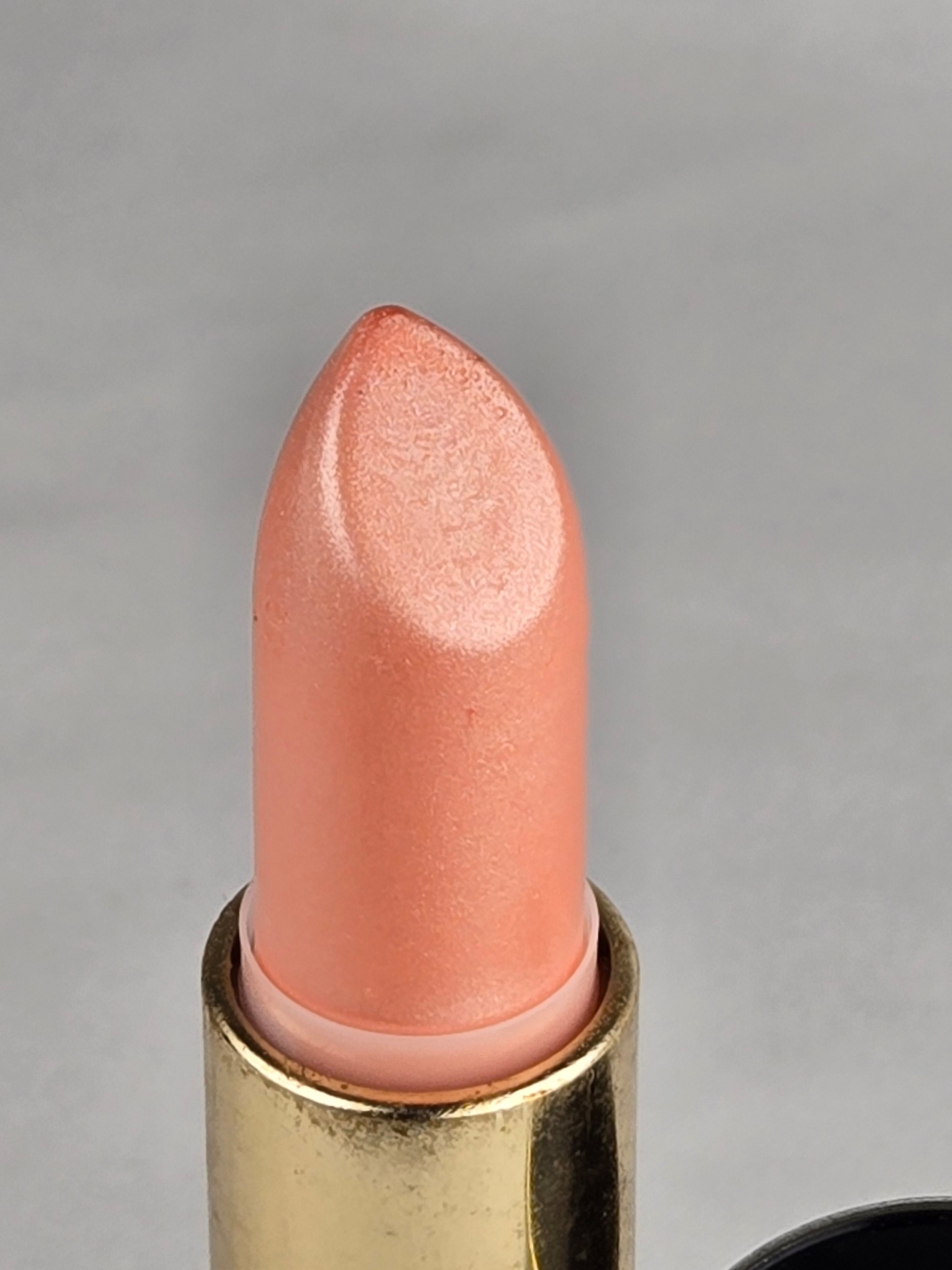 Revlon Vintage Super Lustrous Frost Lipstick 02 Silver City Pink Peach Frost Shimmer Classic Tube