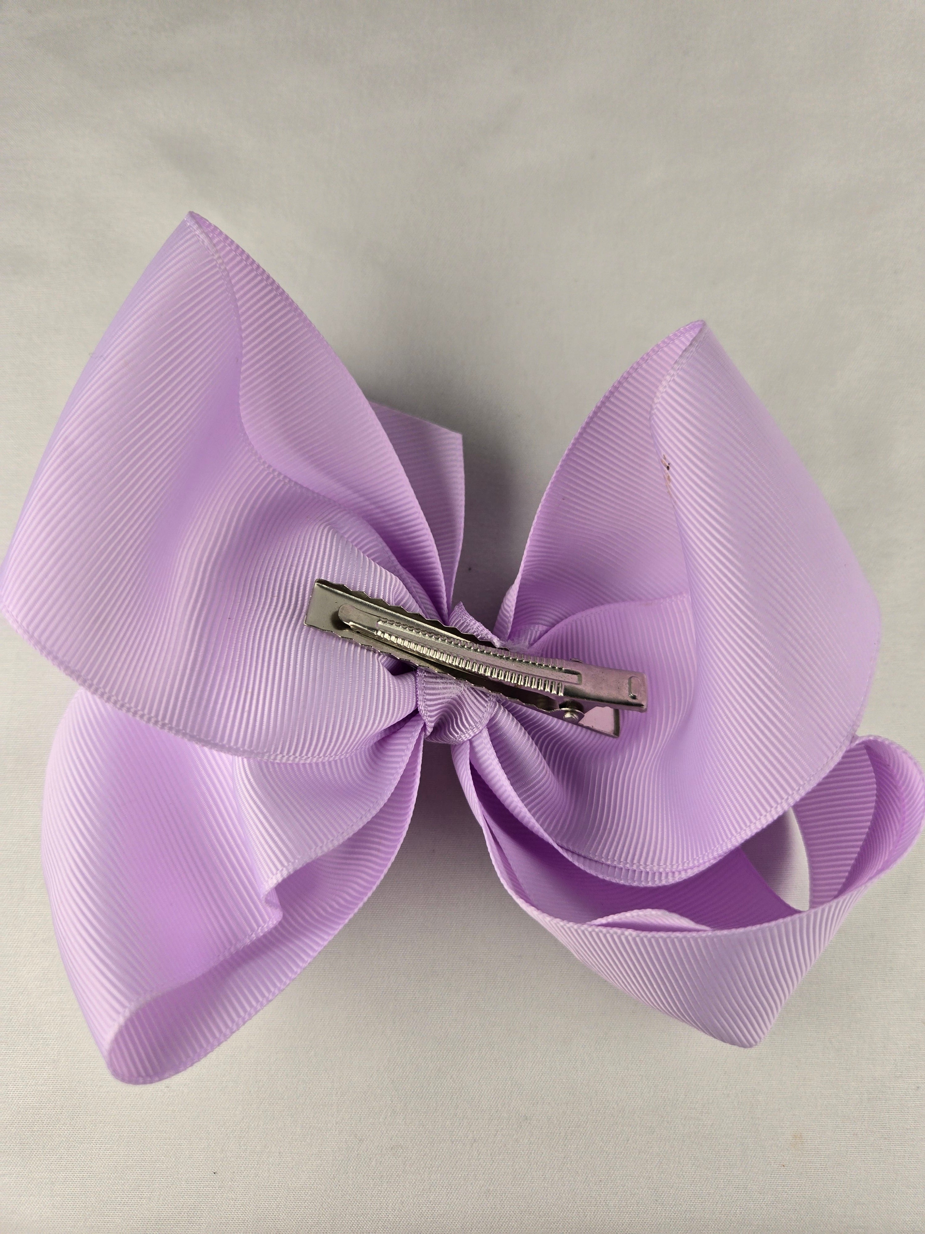 🎁 Present Pile Add-On | $25+ Order              Oversized Lilac Ribbon Hair Bow Clip