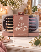 JLB Cosmetics Eye Want It 5 Piece Eye Makeup Brush Set with Beauty Bag New