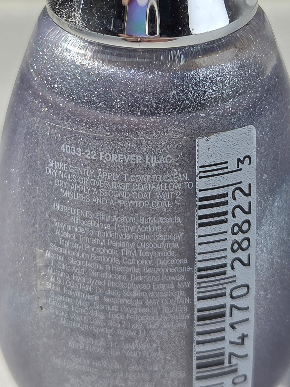 Sally Hansen Diamond Strength Forever Lilac 4033-22 Discontinued Nail Polish